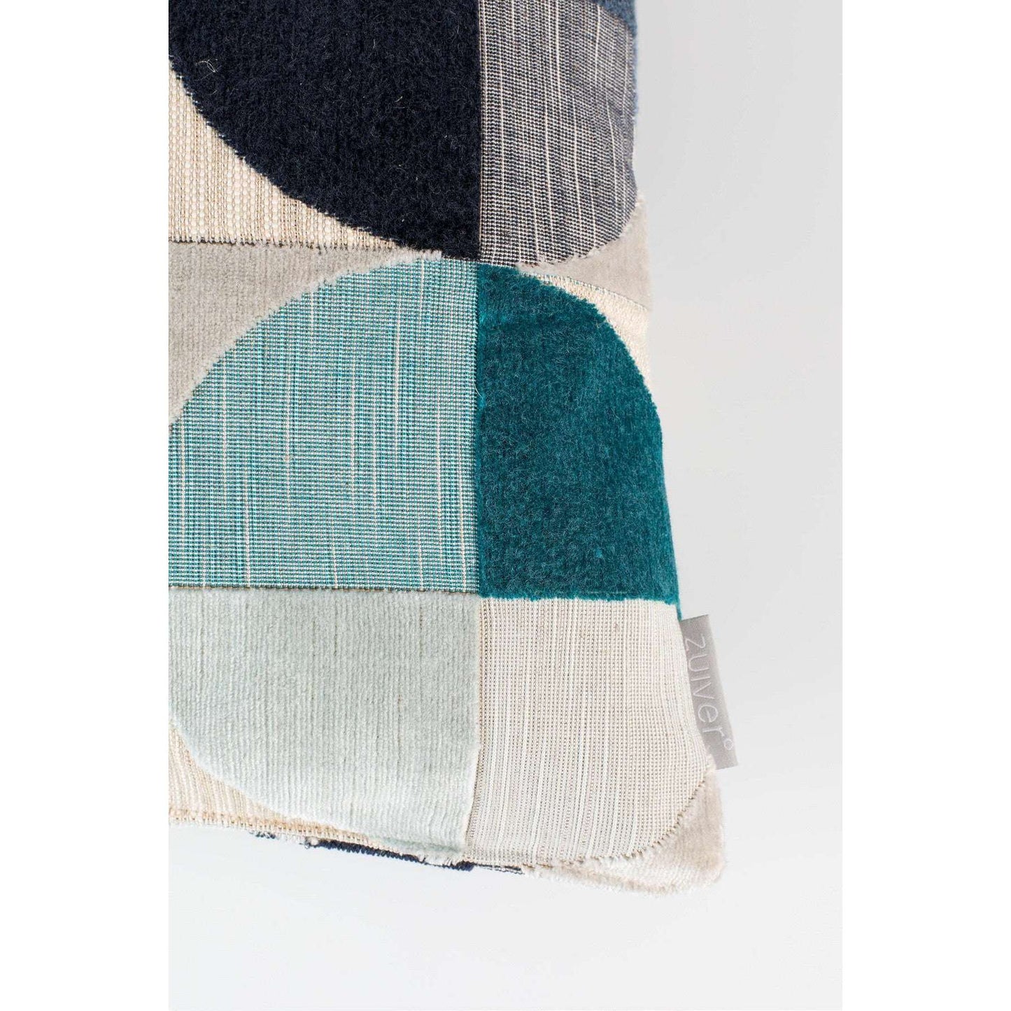 Zuiver kussen club petrol 45 x 45 x 12 cm