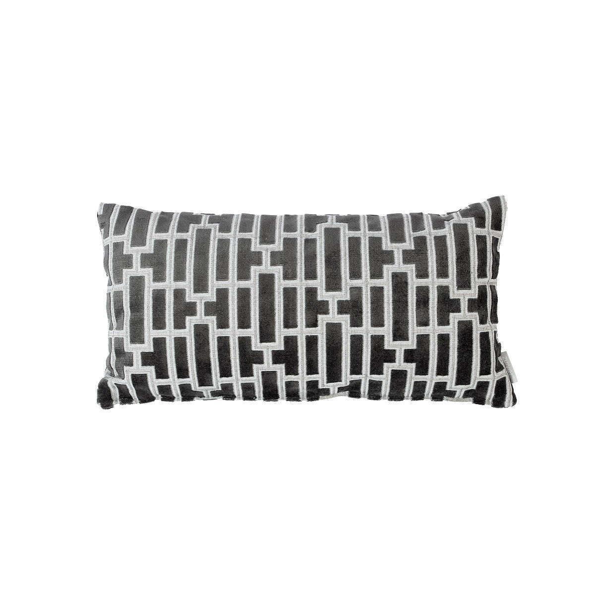 Zuiver kussen Scape denim zwart 60 x 30 cm
