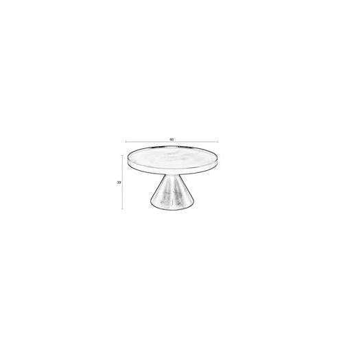 Zuiver salontafel floss grijs Ø60 x 33 cm