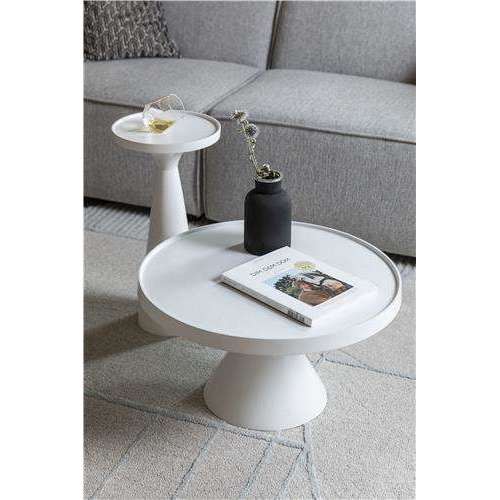 Zuiver salontafel floss wit Ø60 x 33 cm