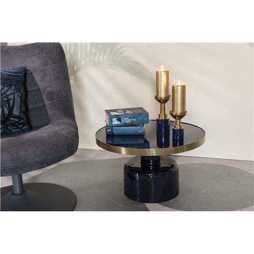 Zuiver salontafel glam blauw 60 x 60 x 35 cm