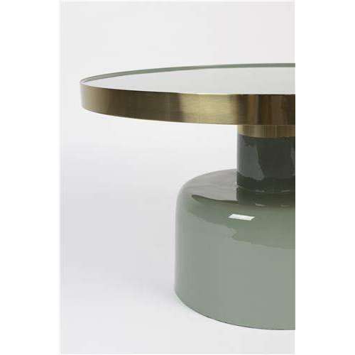 Zuiver salontafel glam groen 60 x 60 x 35 cm
