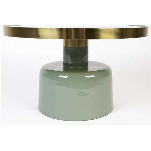 Zuiver salontafel glam groen 60 x 60 x 35 cm