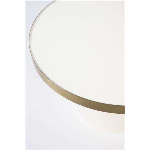 Zuiver salontafel glam wit 60 x 60 x 35 cm
