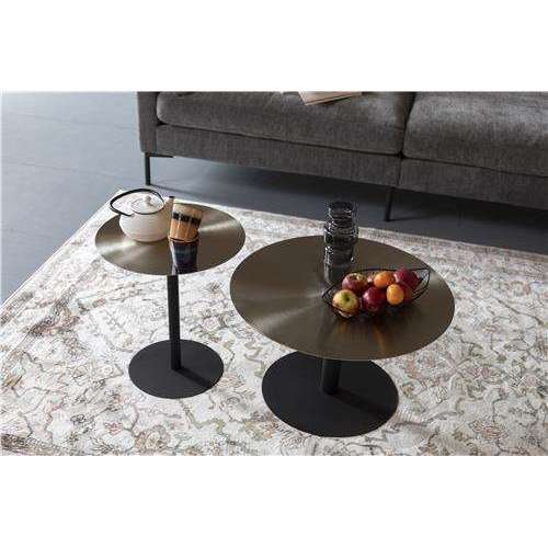 Zuiver salontafel snow brushed satin Ø60 x 35 cm