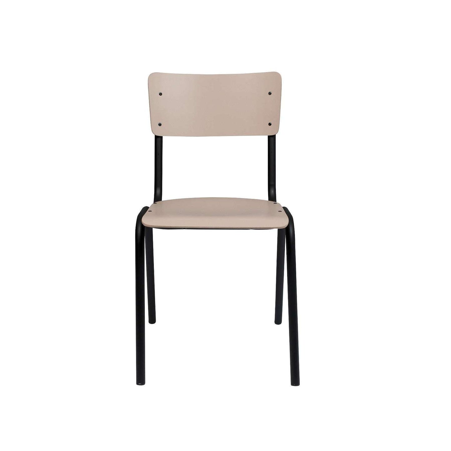 Zuiver Back To School eetkamerstoel mat beige