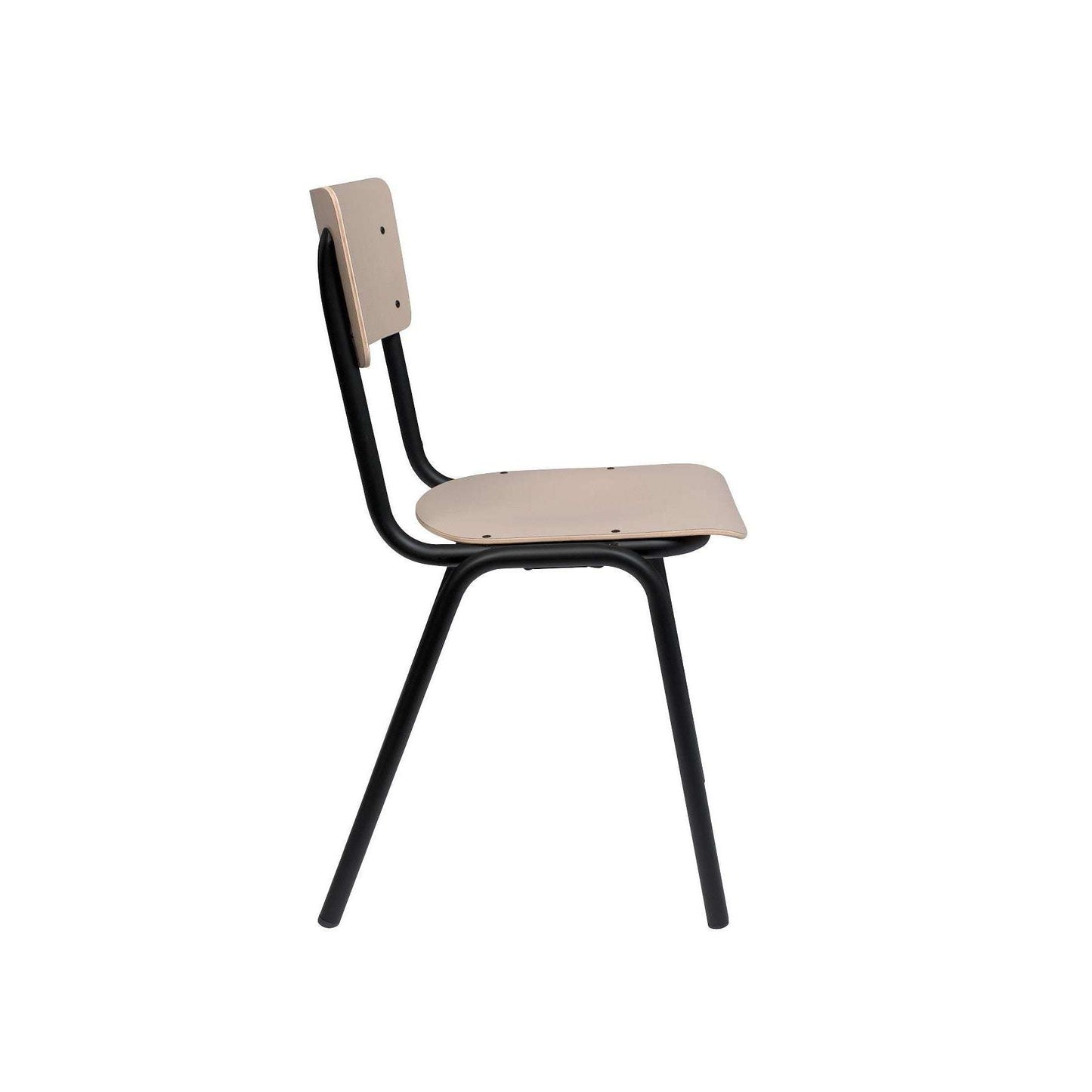 Zuiver Back To School eetkamerstoel mat beige