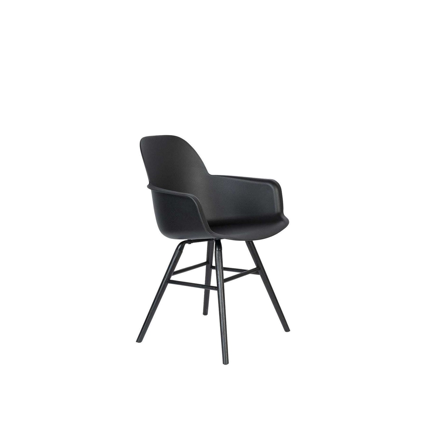 Zuiver stoel met armleuningen albert kuip all zwart 55 x 59 x 81,5 cm