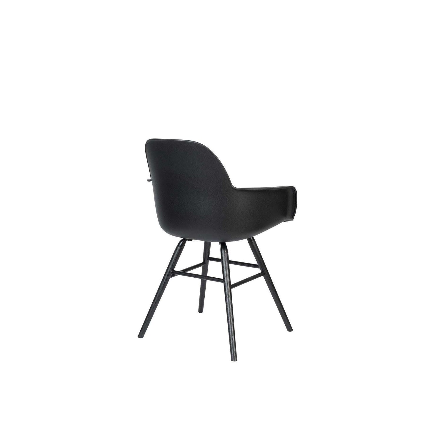 Zuiver stoel met armleuningen albert kuip all zwart 55 x 59 x 81,5 cm
