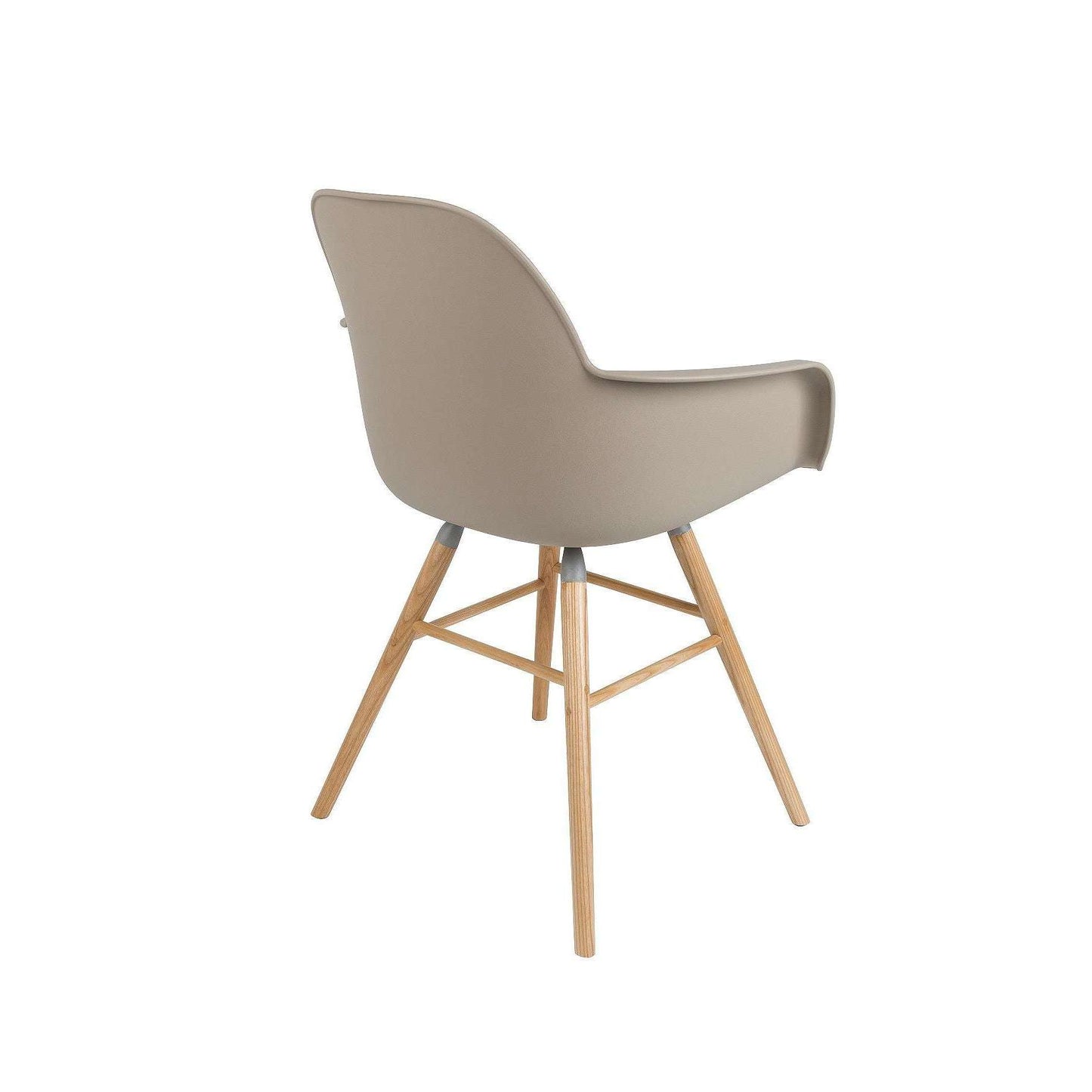 Zuiver stoel met armleuningen albert kuip taupe 55 x 59 x 81,5 cm