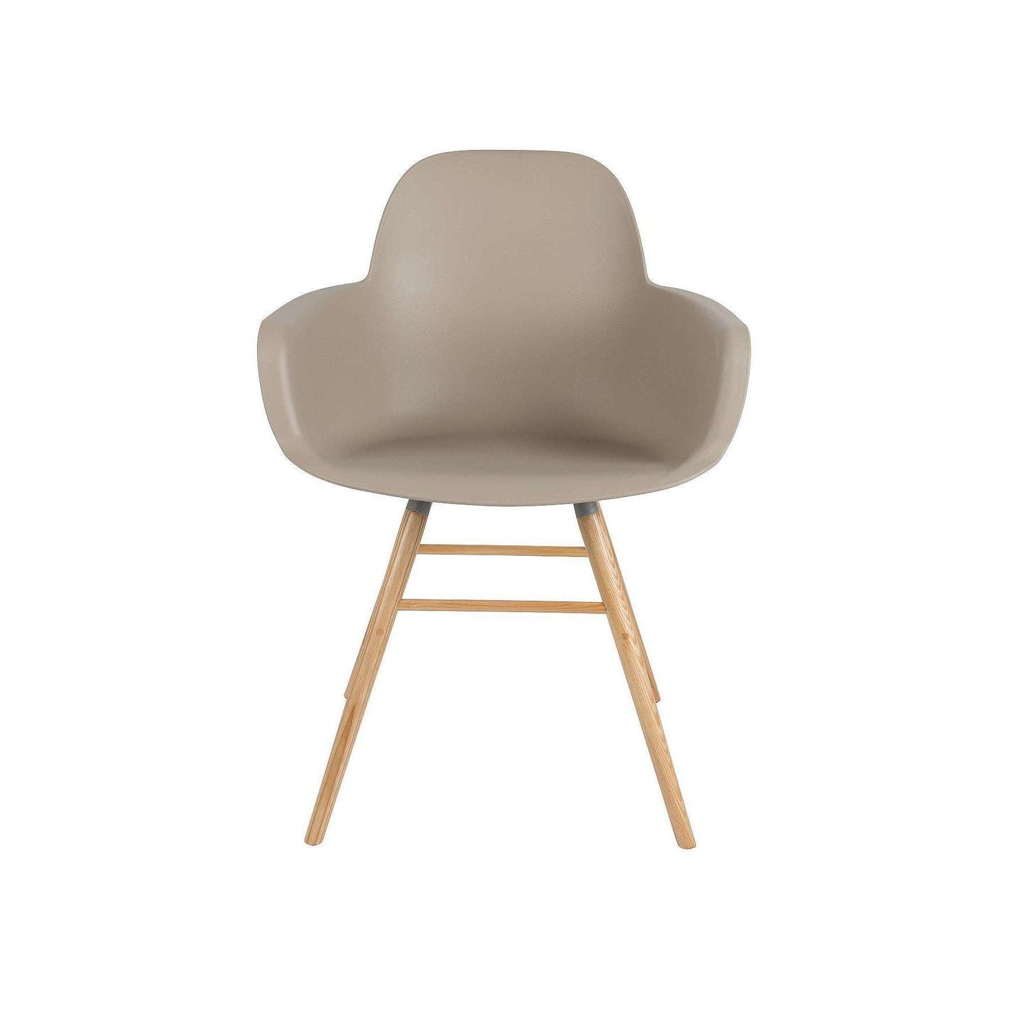 Zuiver stoel met armleuningen albert kuip taupe 55 x 59 x 81,5 cm