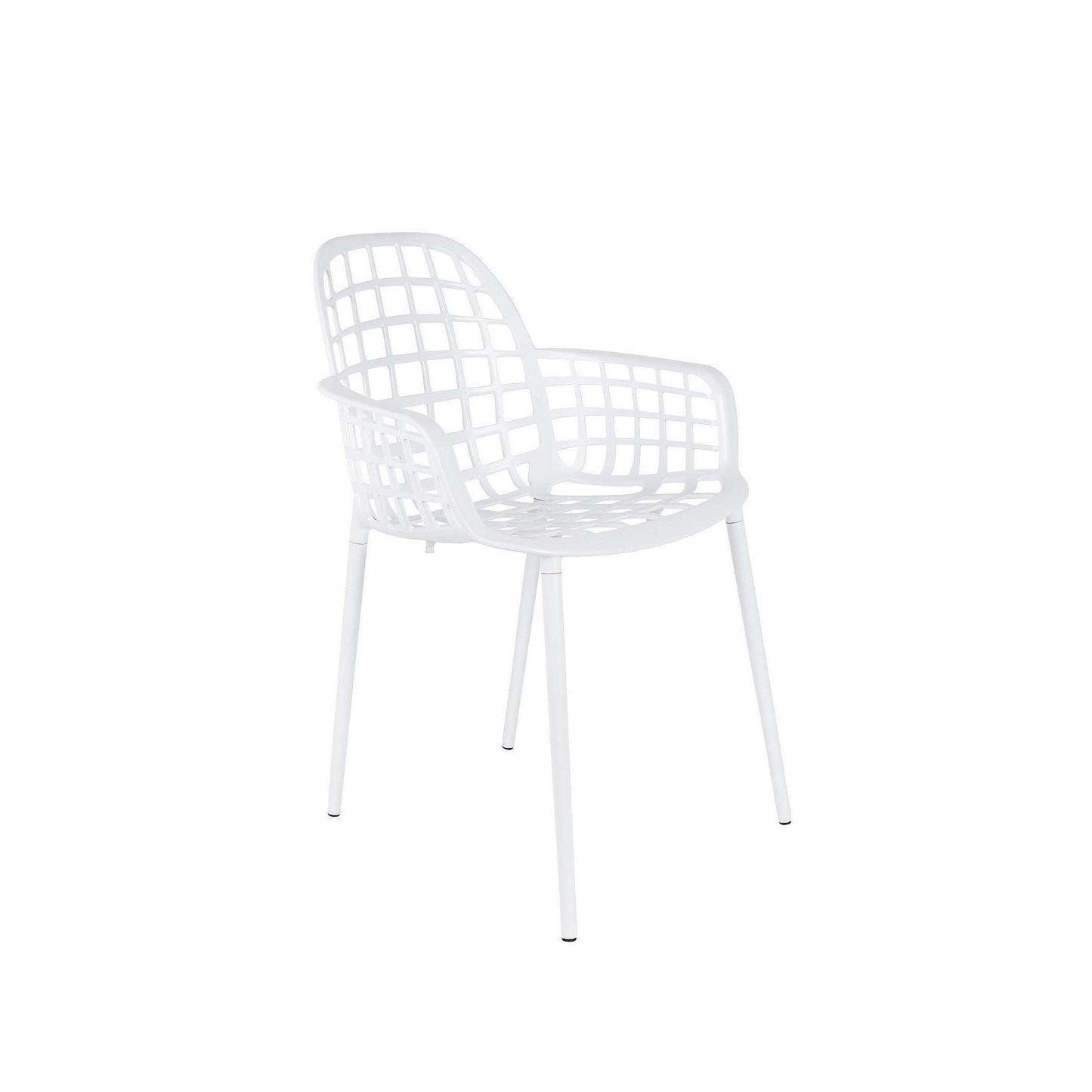Zuiver stoel met armleuningen albert kuip tuin wit 59,5 x 59,5 x 82,5 cm