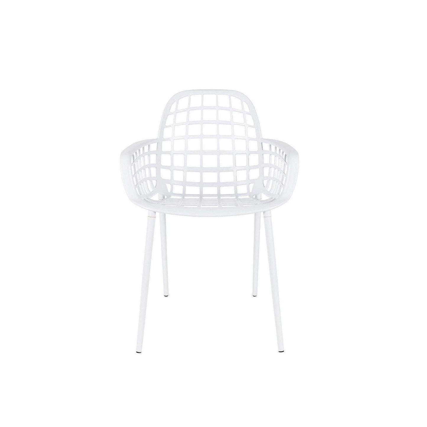 Zuiver stoel met armleuningen albert kuip tuin wit 59,5 x 59,5 x 82,5 cm