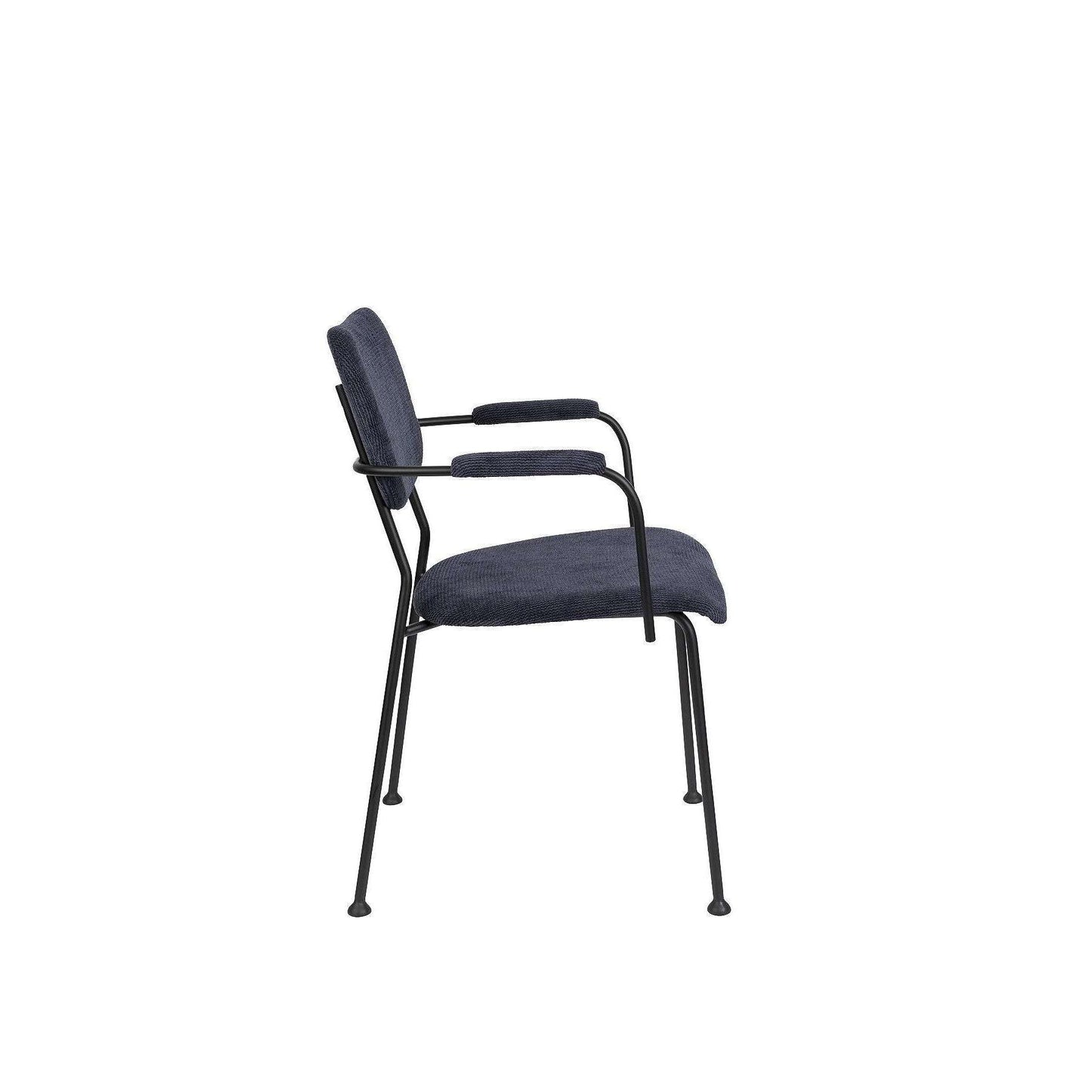 Zuiver Benson eetkamerstoel met armleuning donkerblauw