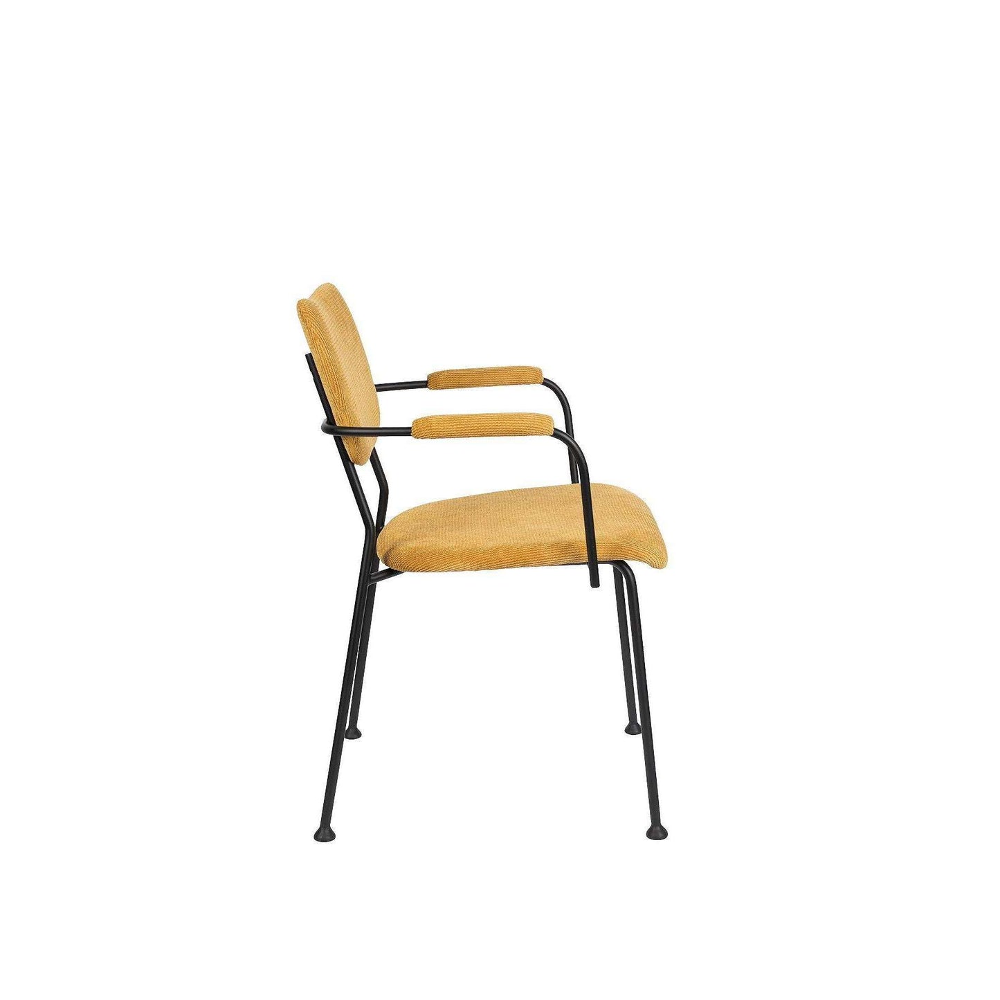 Zuiver stoel met armleuningen benson oker 56 x 55,5 x 81 cm