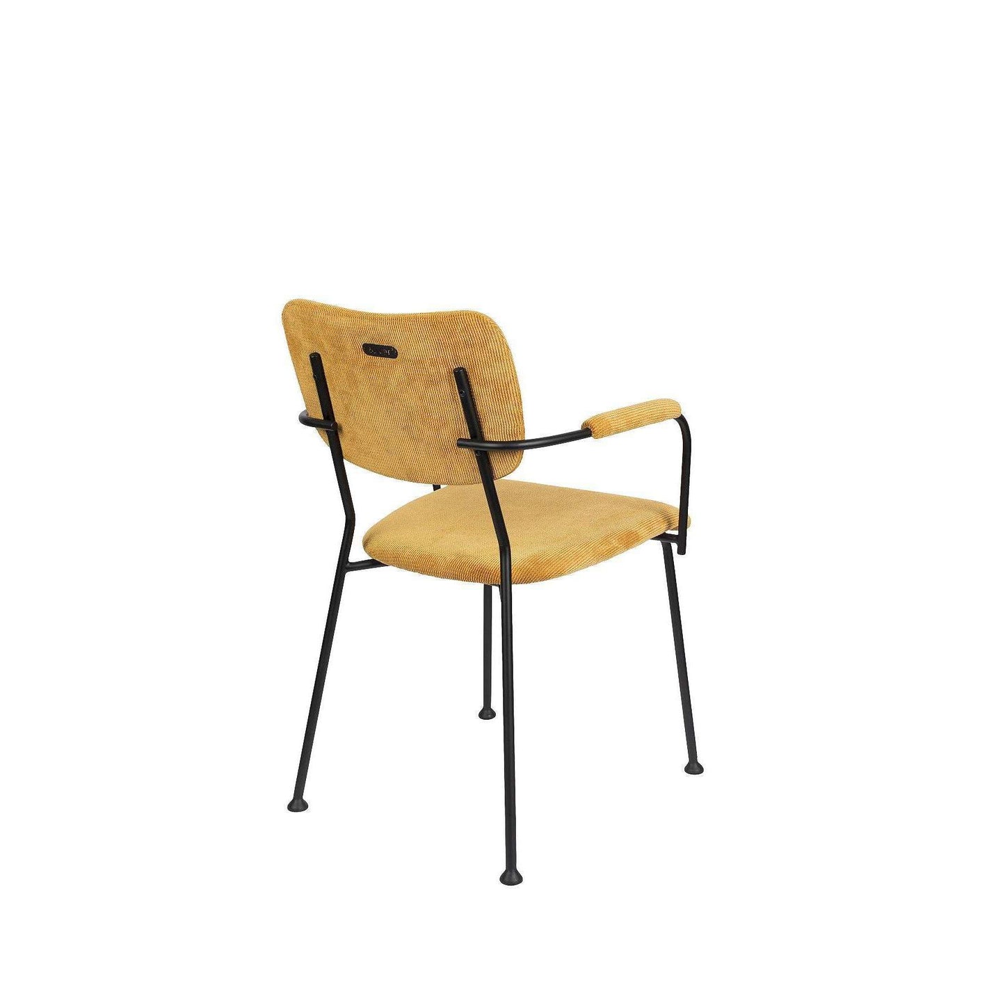 Zuiver stoel met armleuningen benson oker 56 x 55,5 x 81 cm