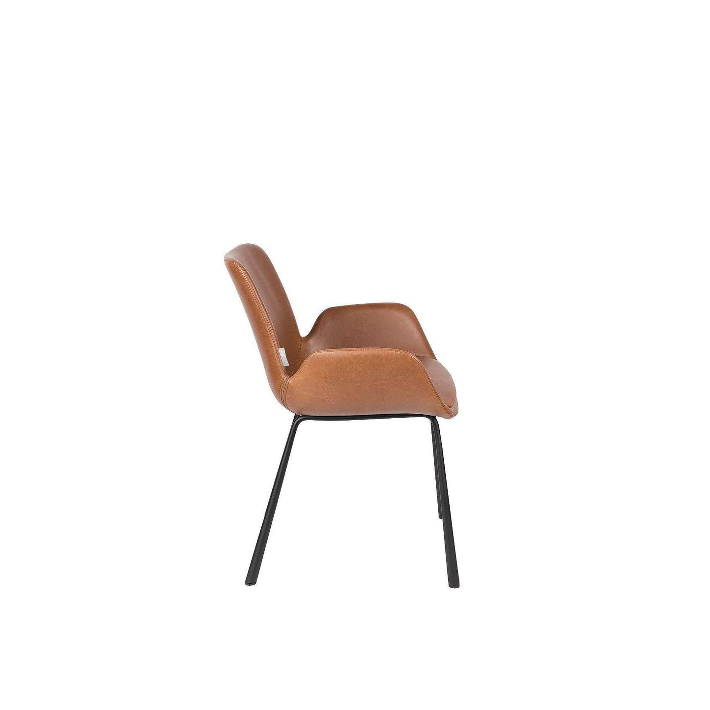 Zuiver stoel met armleuningen brit ll bruin 62 x 59 x 79 cm