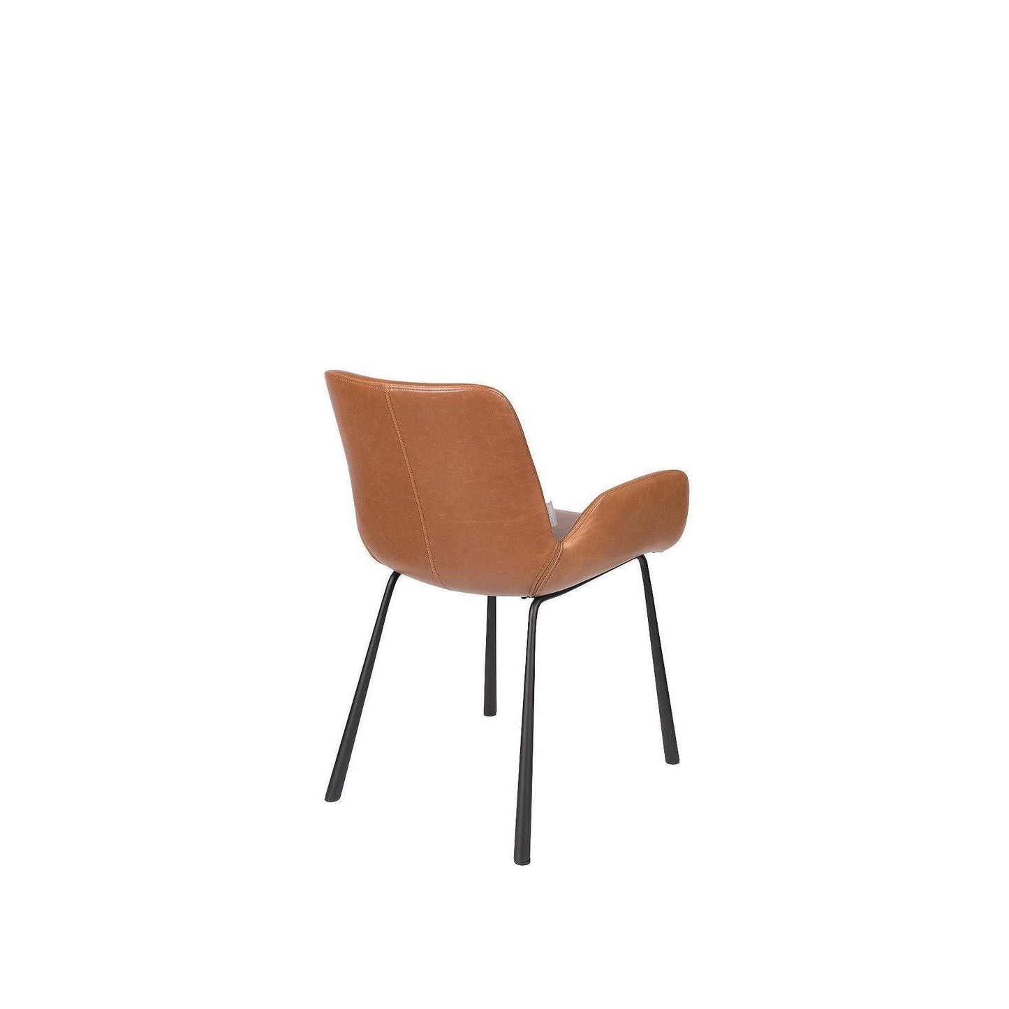 Zuiver stoel met armleuningen brit ll bruin 62 x 59 x 79 cm