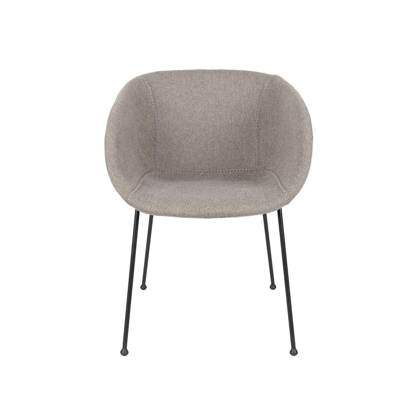 Zuiver stoel met armleuningen feston fab grijs 55 x 56,5 x 77 cm