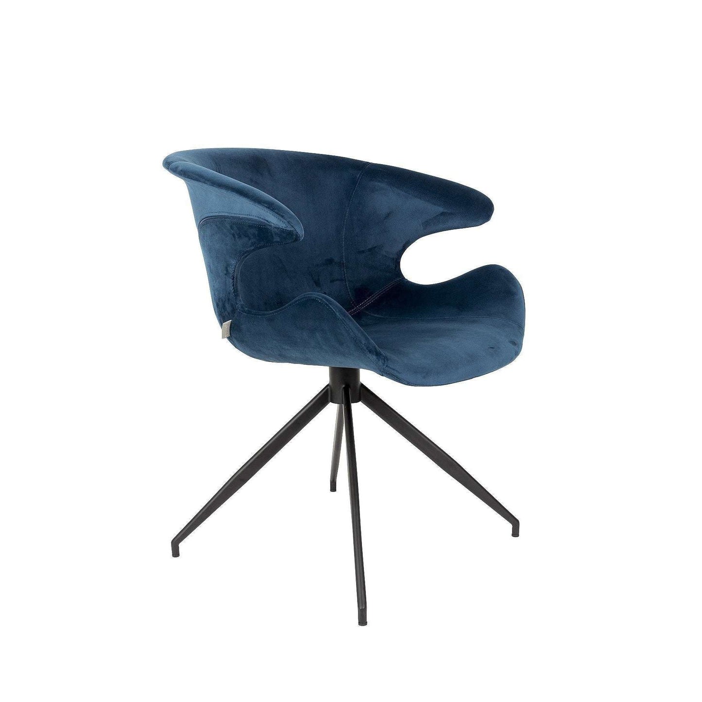 Zuiver Mia eetkamerstoel blauw