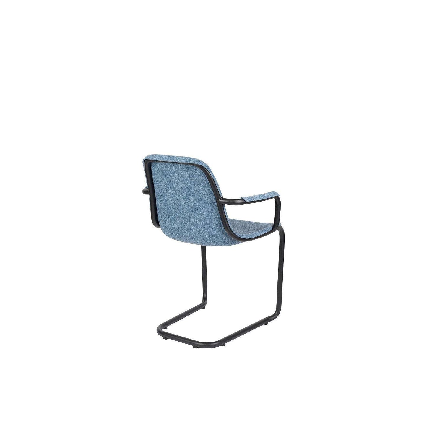 Zuiver stoel met armleuningen thirsty blended blauw 55 x 59 x 78,5 cm