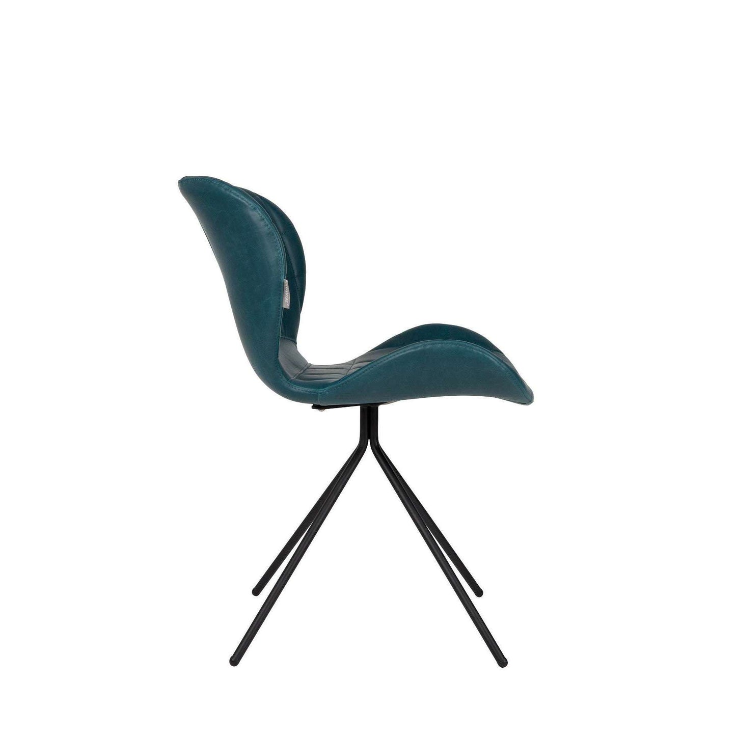 Zuiver stoel omg ll petrol 51 x 56 x 80 cm