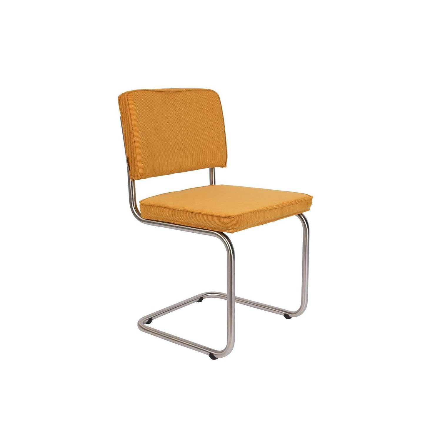 Zuiver stoel ridge brushed rib geel 50 x 48 x 85 cm