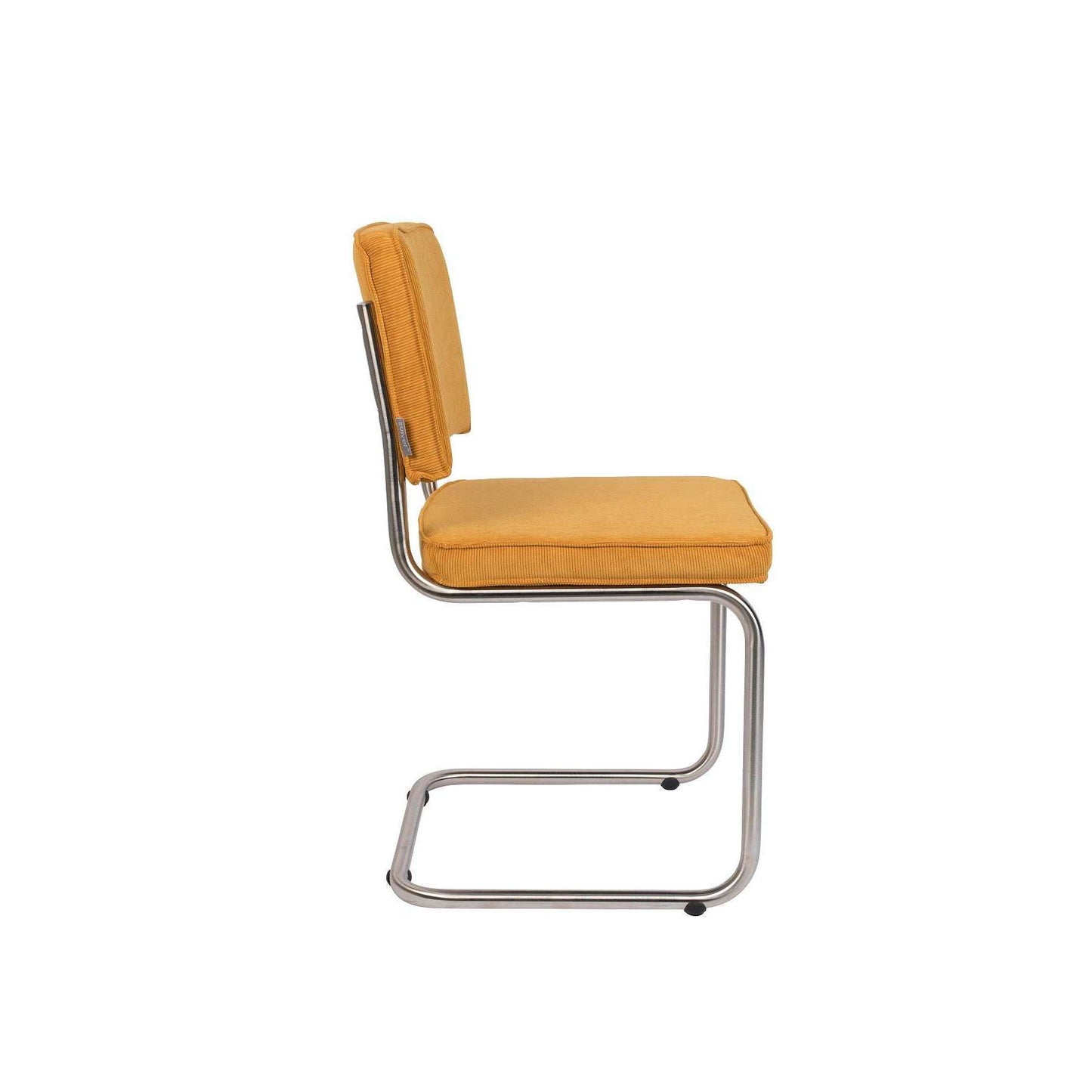 Zuiver stoel ridge brushed rib geel 50 x 48 x 85 cm