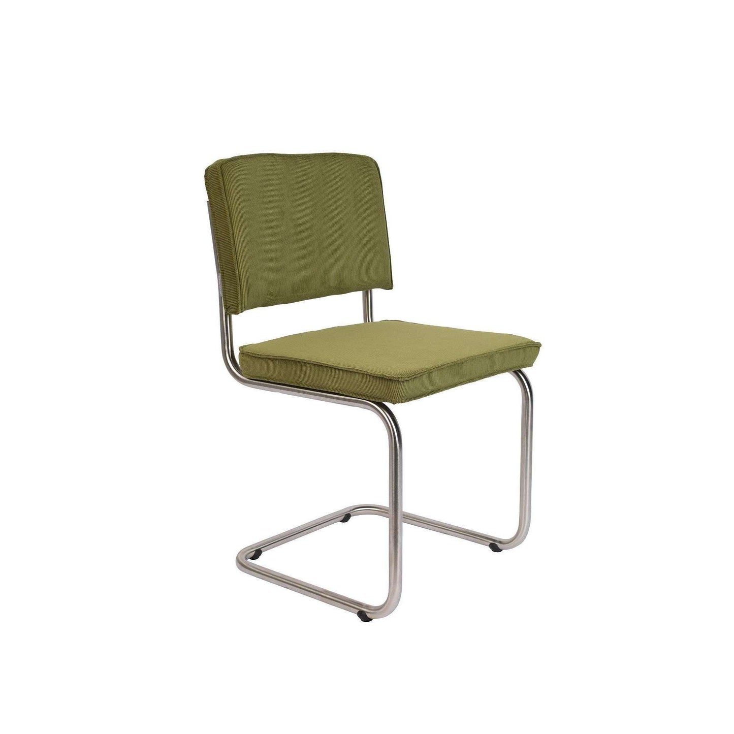 Zuiver stoel ridge brushed rib groen 50 x 48 x 85 cm