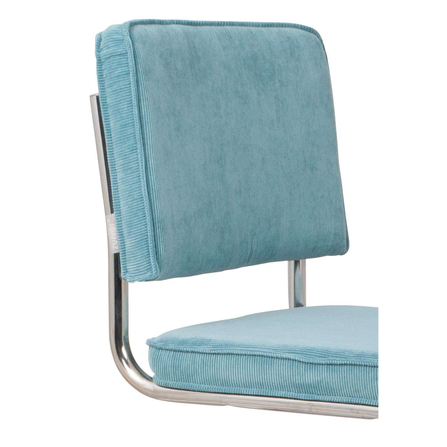Zuiver Ridge Kink eetkamerstoel rib blauw