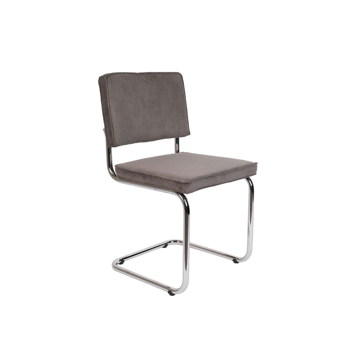 Zuiver Ridge eetkamerstoel rib grijs