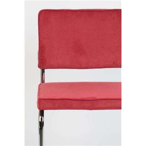 Zuiver Ridge eetkamerstoel rib rood