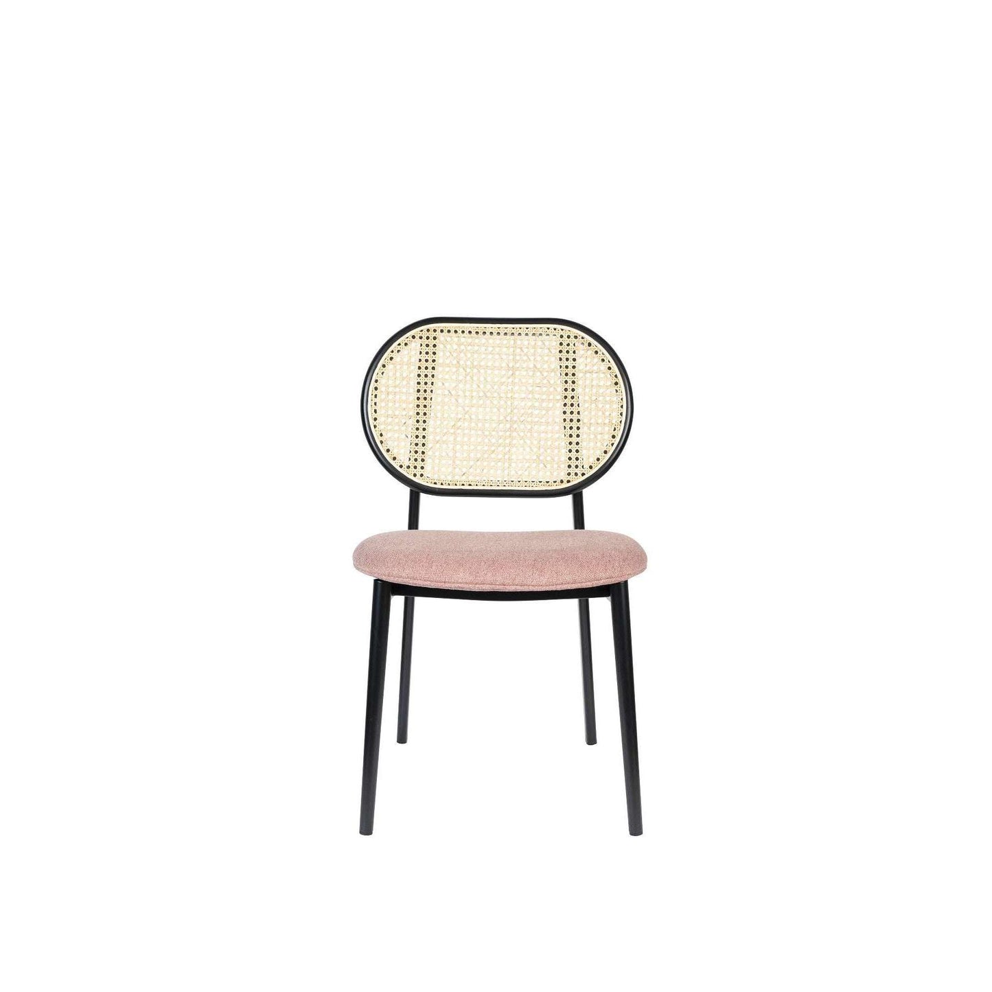 Zuiver stoel spike natural/roze 57,8 x 45,6 x 81,5 cm