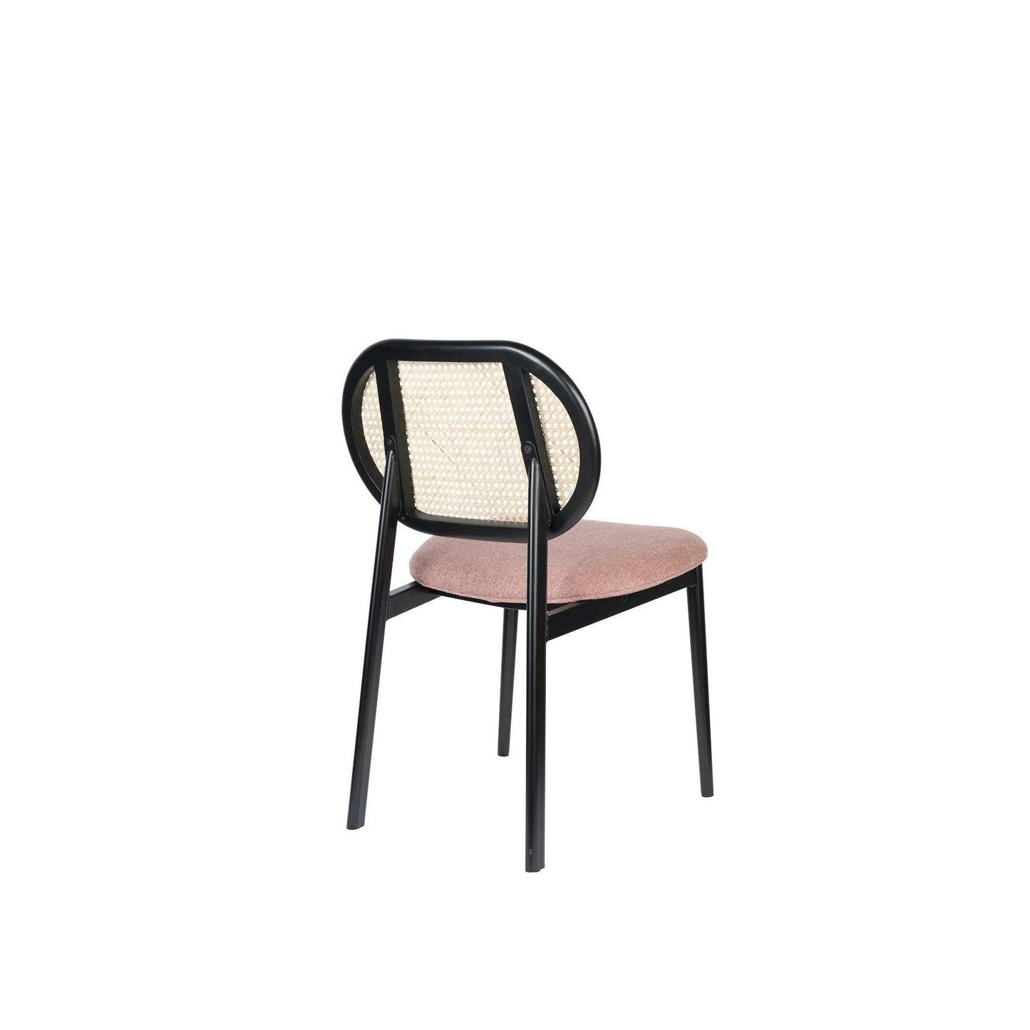 Zuiver stoel spike natural/roze 57,8 x 45,6 x 81,5 cm