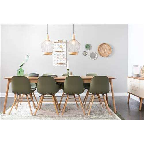 Zuiver tafel glimps natural 90 x 180-240 x 76 cm