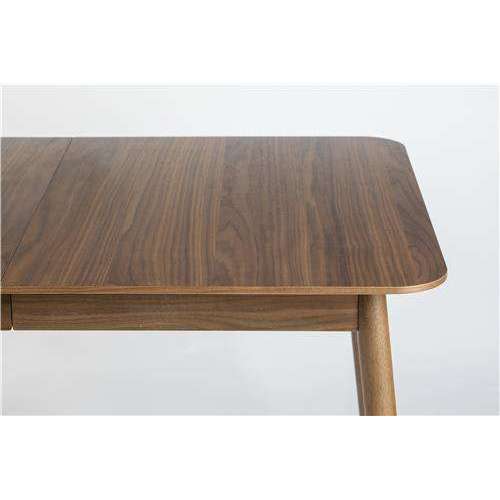 Zuiver tafel glimps walnoot 90 x 180-240 x 76 cm