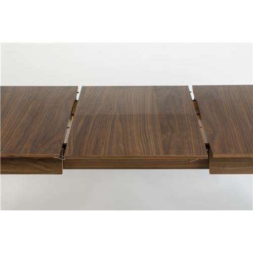 Zuiver tafel glimps walnoot 90 x 180-240 x 76 cm