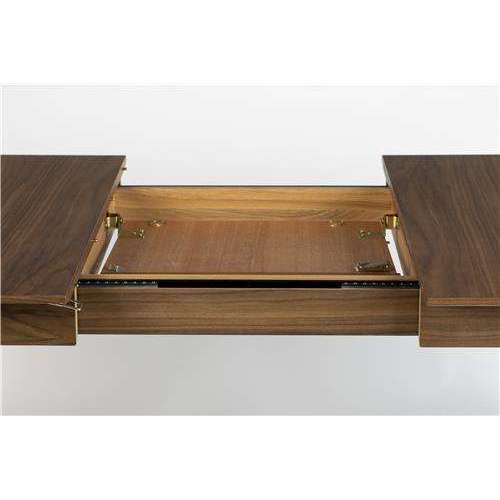 Zuiver tafel glimps walnoot 90 x 180-240 x 76 cm
