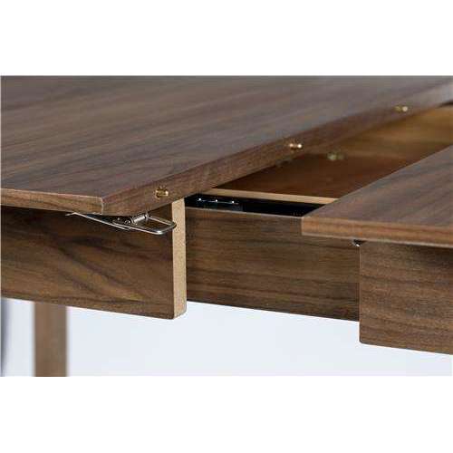 Zuiver tafel glimps walnoot 90 x 180-240 x 76 cm