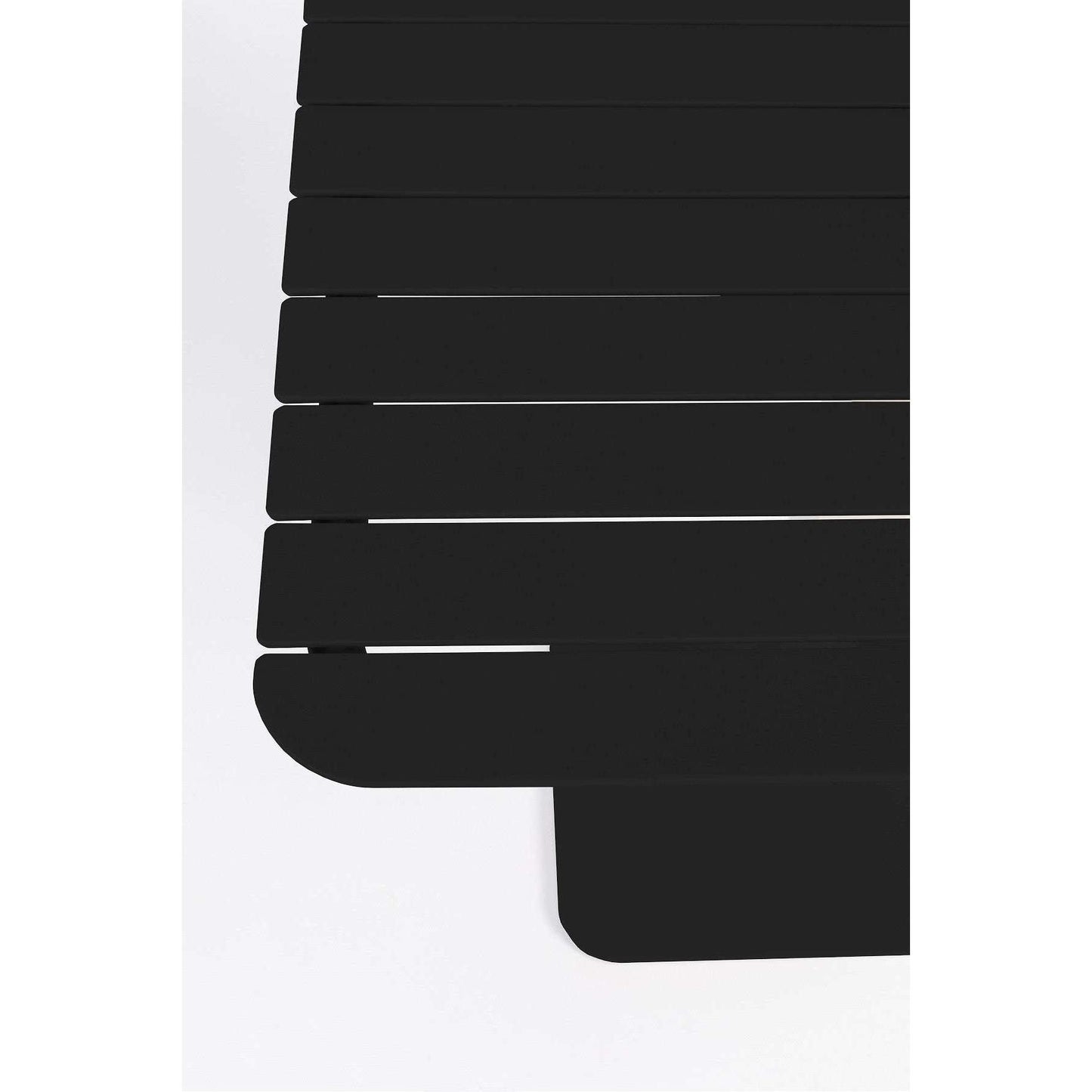 Zuiver tuin bistro tafel vondel zwart 71 x 71 x 75 cm