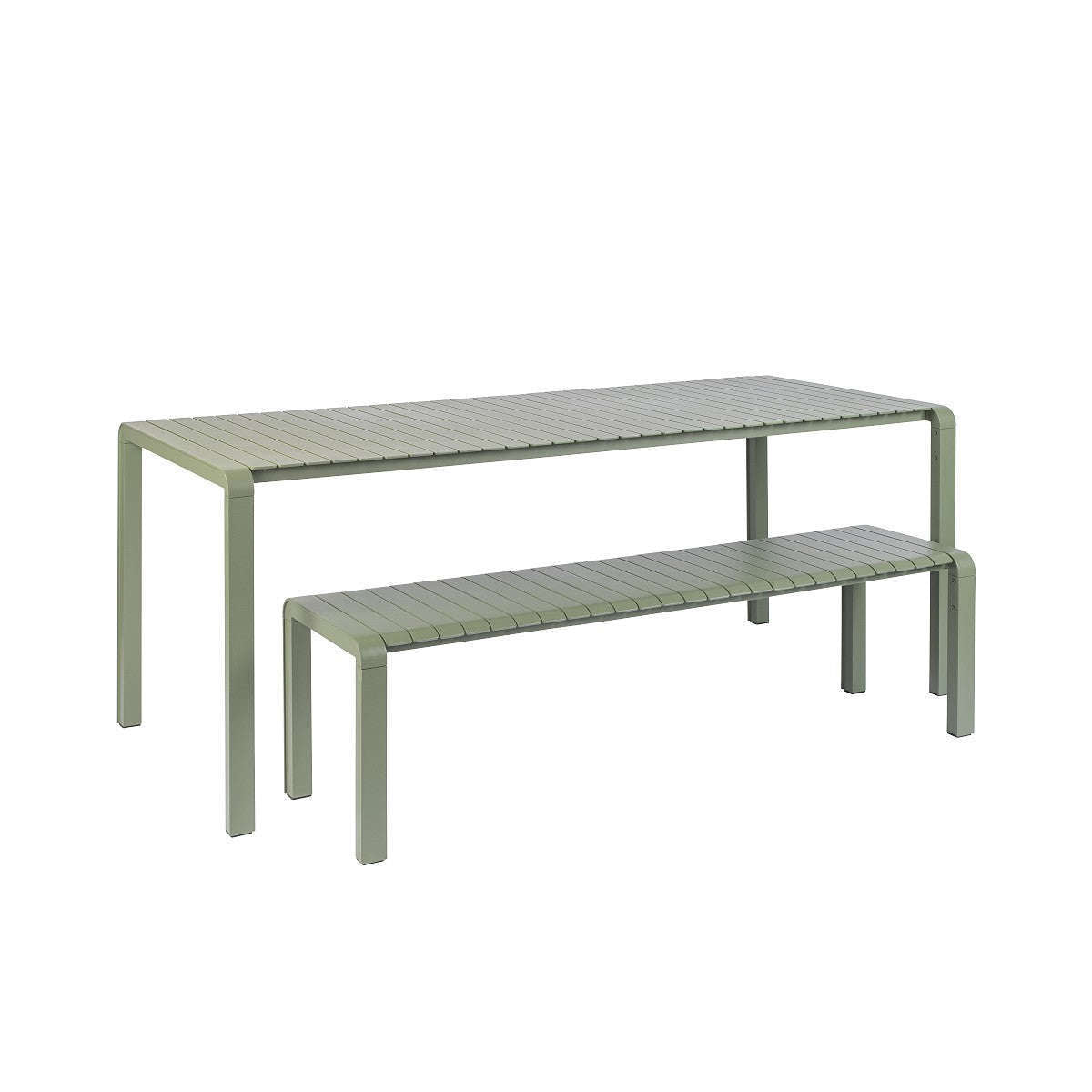 Zuiver tuin eetbank vondel groen 175 x 45 x 45 cm