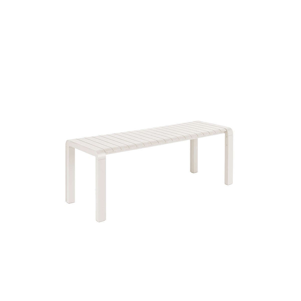 Zuiver tuin eetbank vondel klei 129,5 x 45 x 45 cm