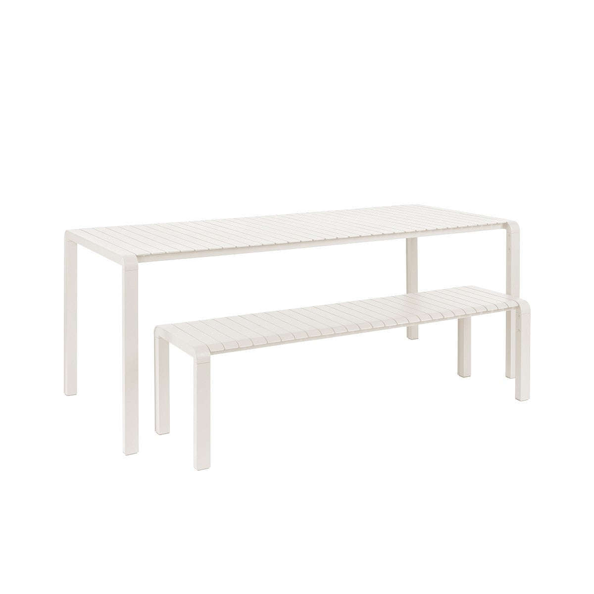 Zuiver tuin eetbank vondel klei 175 x 45 x 45 cm