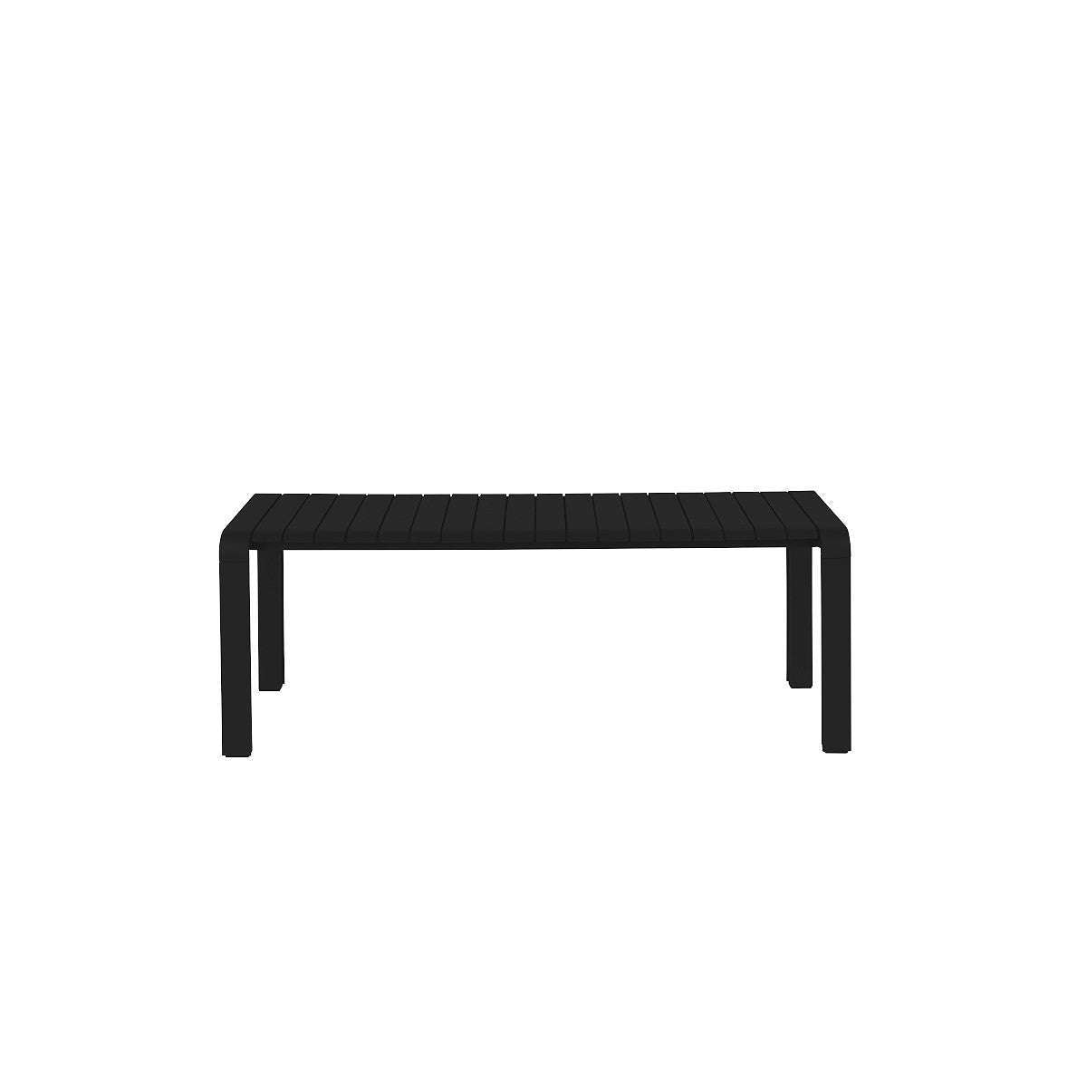 Zuiver tuin eetbank vondel zwart 129,5 x 45 x 45 cm