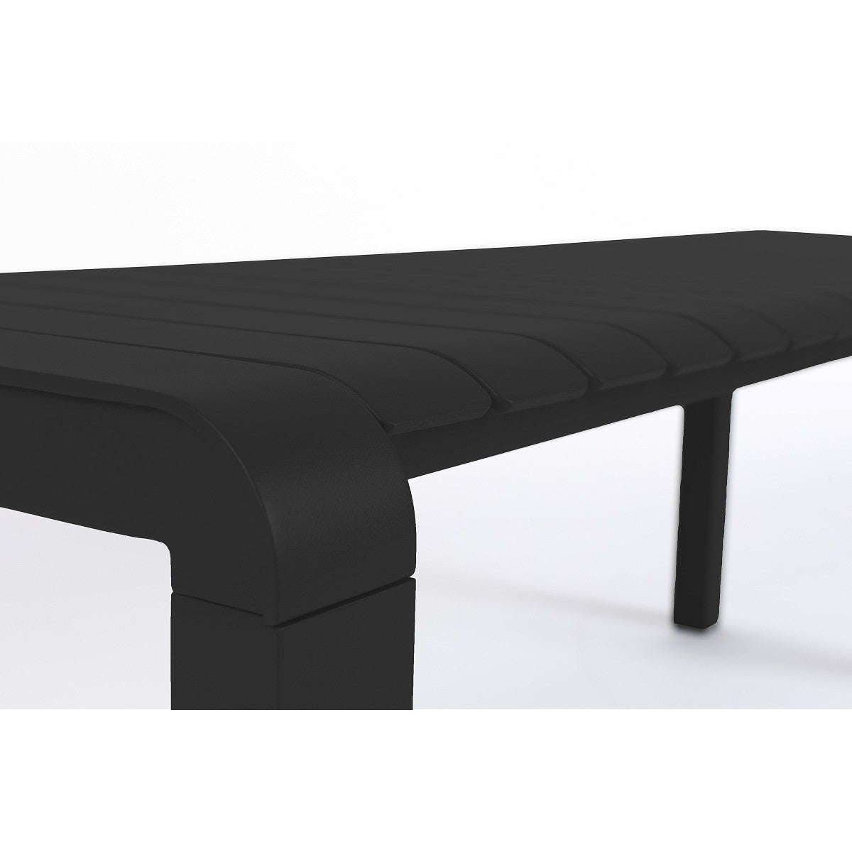 Zuiver tuin eetbank vondel zwart 129,5 x 45 x 45 cm