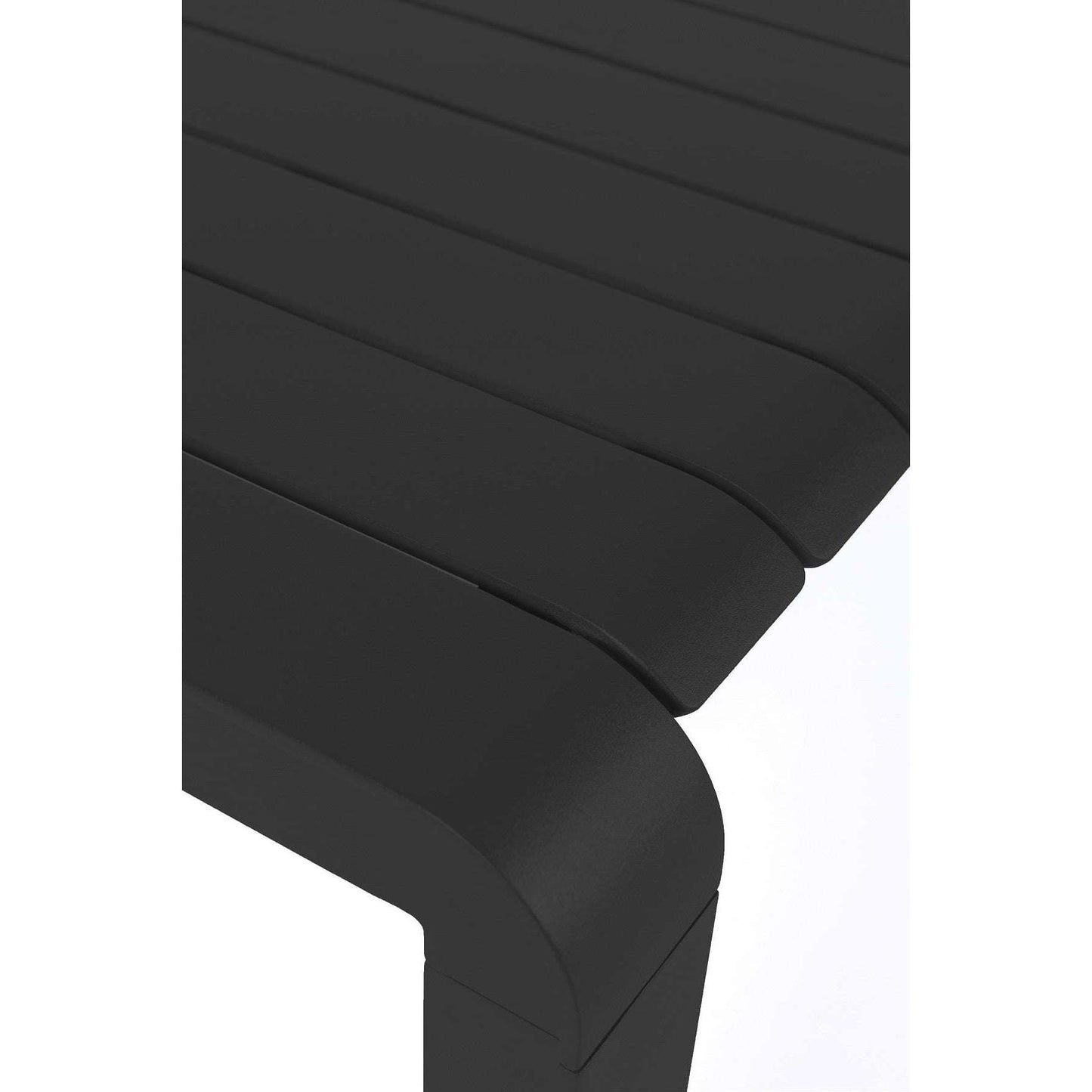Zuiver tuin eetbank vondel zwart 129,5 x 45 x 45 cm