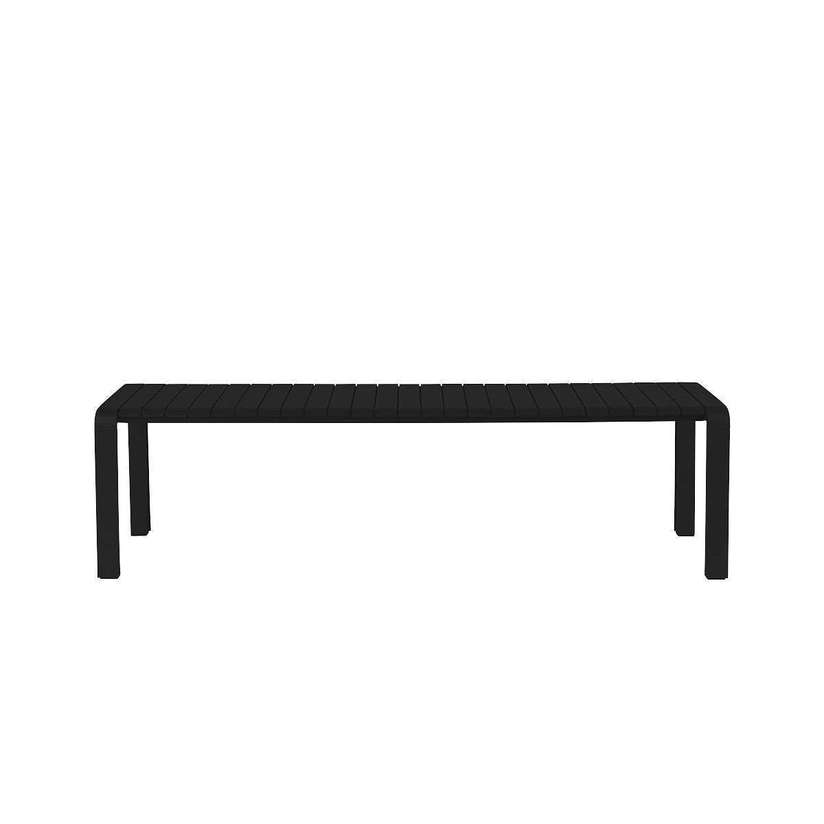 Zuiver tuin eetbank vondel zwart 175 x 45 x 45 cm