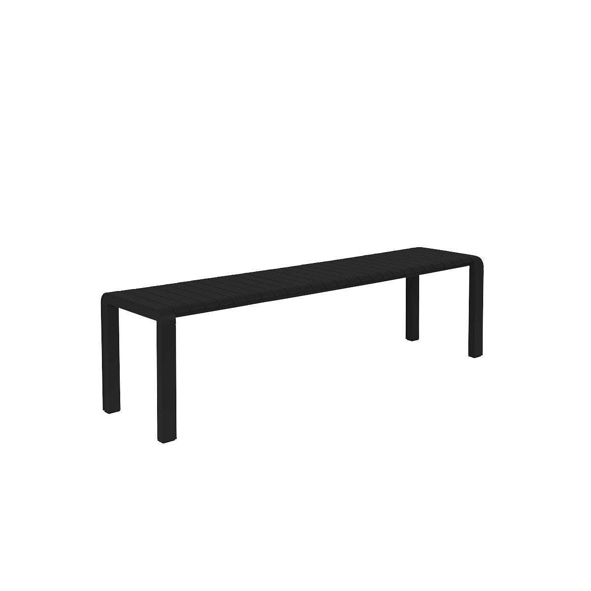 Zuiver tuin eetbank vondel zwart 175 x 45 x 45 cm