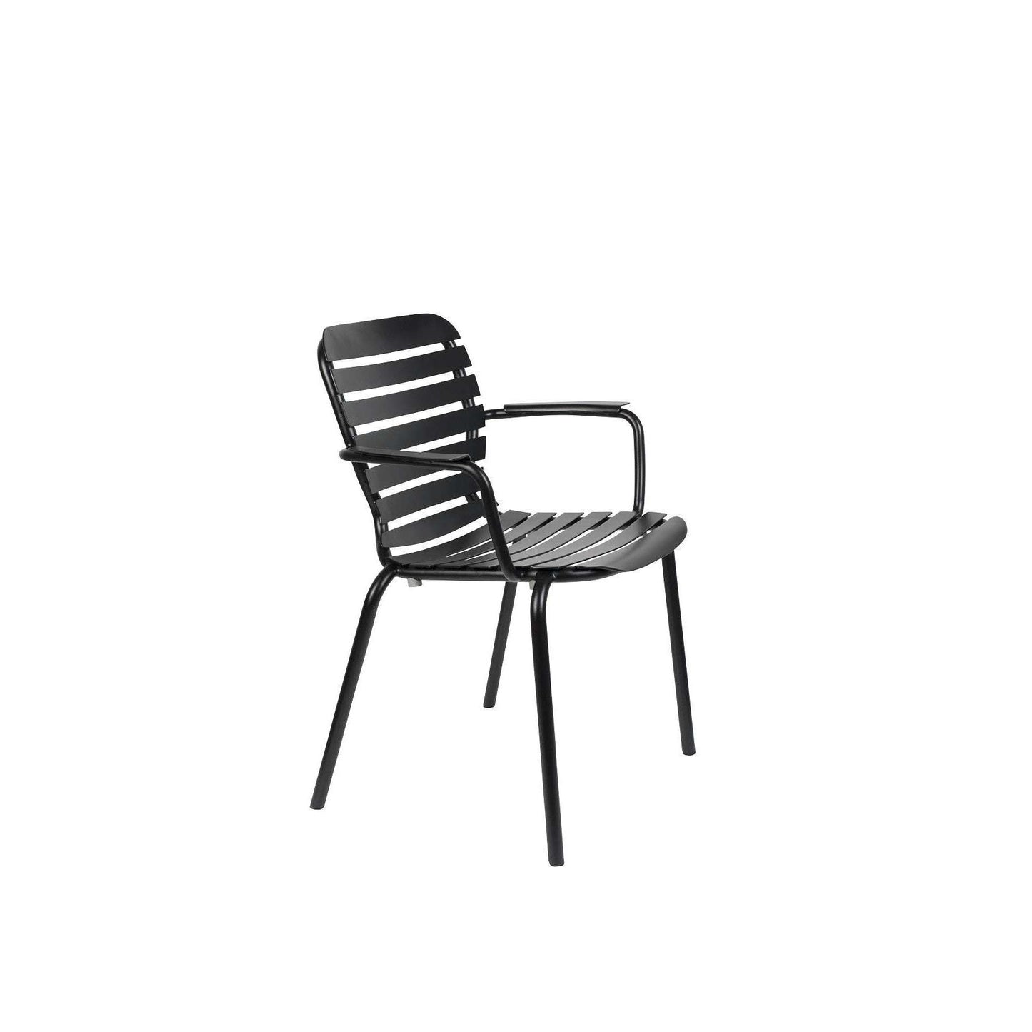 Zuiver tuinstoel met armleuningen vondel zwart 58,2 x 64,7 x 82,8 cm