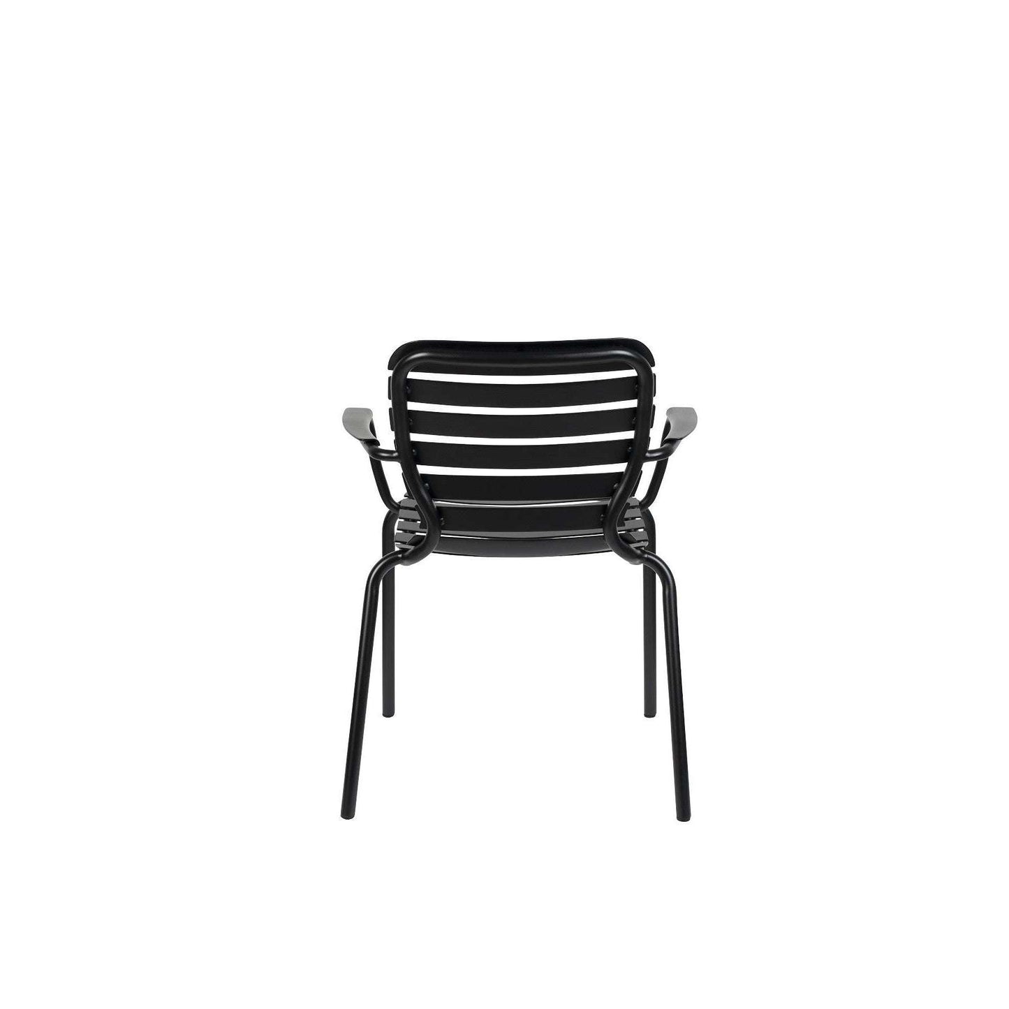 Zuiver tuinstoel met armleuningen vondel zwart 58,2 x 64,7 x 82,8 cm